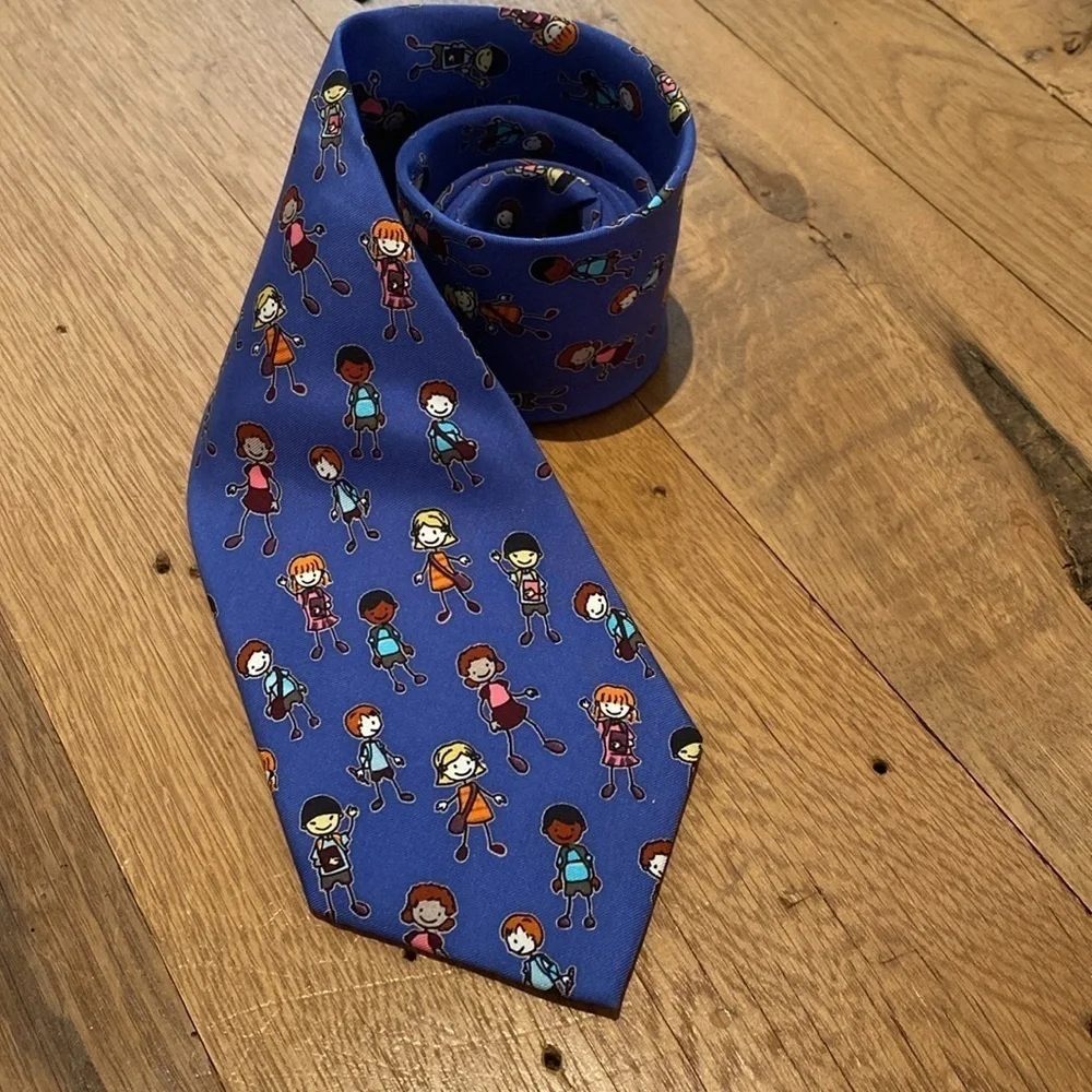 Alan W Madsen Imperial Potentate 2012 - 2013 Children of the World Silk Tie